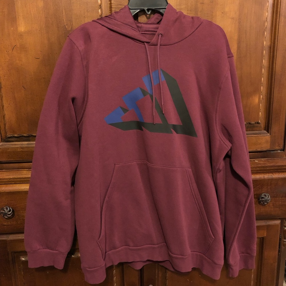 Adidas maroon sweatshirt men’s size large